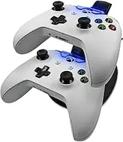 Eaxus® Charging Station for 2 x Xbox One Controllers, Docking Station with LED Lighting