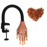 Mano Flexible Para Practica De Manicure Colocar Uñas Casa Solon De Belleza