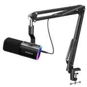 Dynamic Gaming Microphone with Software: USB XLR Podcast Computer Microphone