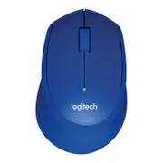 Logitech M331 Silent Plus Mouse RF Wireless Optical 1000 DPI - Blue [910-004915]