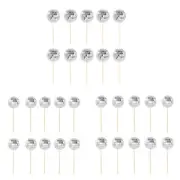 10 Pack Ball Cake Decoration MirrorBalls Cake Toppers 1970s DiscoCake