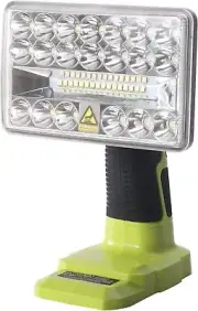 Cordless LED Work Light for Ryobi 18-Volt ONE+ Li-Ion NiCd NiMh Battery P108 18W