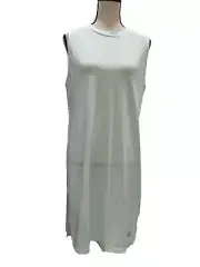 Adidas Climalite Womens Sleeveless Tunic/Top Slit Sides Light Blue Size Medium