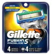 NEW Gillette Proglide Power Razor Blade Refills 4 Cartridges Fits Power Razors