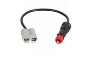 Powertech Anderson Connector to Cigarette Plug Cable 50A