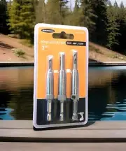 Warrior hinge Drill Bit Set.3pc 7/64" ,9/64" ,11/64"