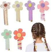 SAFIGLE Pack Flower Hair Ties Girls Elastic Hair Bands Ponytail Holders Soft Comfortable for Boys and Girls Teens Toddlers