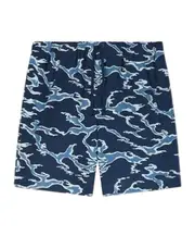 'KENZO Ocean Camo' elasticated short in cotton S,M midnight blue