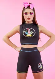 [Dolls Kill x The Powerpuff Girls] Super Powers Needed Crop Top