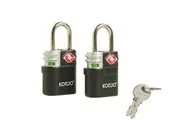 Korjo TSA Keyed lock x 2 With Indicator TSA LL