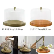 Wooden Cake Stand Pie Muffins Snack Decorative Dish for Baking Table Wedding