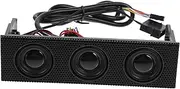 Front Panel Speakers Stereo Surround Loudspeaker with Built Mic for Computer Cases Durable and Versatile Audio for Music Lovers