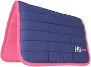 HySPEED Reversible Two Colour Saddle Pad (UK Size: One Size) (Navy/Pink)