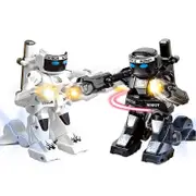Catzon 2 Player RC Boxing Robots with Cool Light Sound Gesture Sense Controller