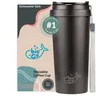 16oz Cup, Rice Husk Fibre, BPA-Free, Double Wall Insulation Reusable Coffee Cups