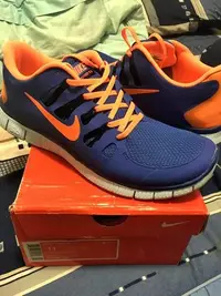 在飛比找Yahoo!奇摩拍賣優惠-NIKE WMNS FREE 5.0 藍橘配色 FREE R