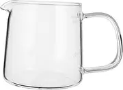 Cabilock Glass Coffee Pot Drip Coffee Server Thermal Carafe Ml Stove Top Kettle Heatproof for Home