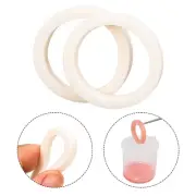 Rings Oil Seal Dust Seal Indoor Office White 2 Pcs Accessories Bike Foam