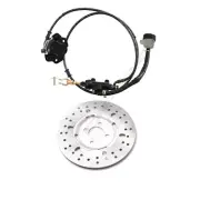 Hydraulic Rear Brake Caliper Cylinder Rotor Quad ATV Go Kart Buggy Golf Cart UTV