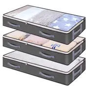 75l Under Bed Storage Containers Closet Organizers Foldable Storage Bins