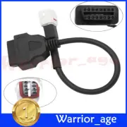 OBD2 OBDII Cable Diagnostic Adapter Connector Fit For Yamaha R1 R6 MT09 4Pin