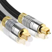 CO-TOS101 15m Optical Fiber Audio Cable Speaker Power Amplifier Digital Audiophile Square To Square Signal Cable