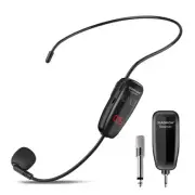 Wireless Microphone Headset, UHF Head Mic Speaker System, Professional Voice