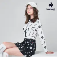 在飛比找momo購物網優惠-【LE COQ SPORTIF 公雞】高爾夫系列 女款白色滿