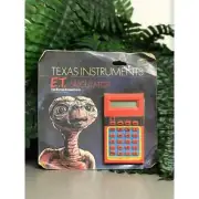 Vtg 1982 Texas Instruments E.T. Calculator