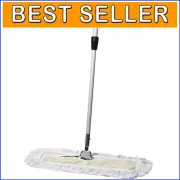 25-Inch Commercial Dust Mop with Extendable Handle - Hardwood & Tile Cleaner