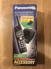 New Panasonic KX-TGA230B Handset Cradle And Battery With Original Box