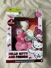 Hello Kitty & Friends Boxed Plush Valentines Bouquet My Melody SHIPS TDY
