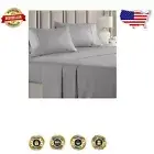 100% Cotton California King Sheet Set - Extra Soft, Hotel Quality & Deep Pocket
