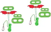 BESPORTBLE 2 Sets Bearded Dragon Harness Lizard Leash Reptile Traction Rope Christmas Style