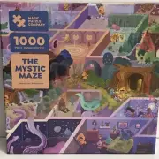 The Magic Puzzle Co 1000 Pc Jigsaw Puzzle 'The Mystic Maze' Surprise Open Box