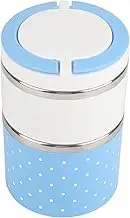 2 Layer Insulation Thermo Lunch Box, Stackable Stainless Steel Food Box, Portable Food Container for Daily Meals, School Lunches