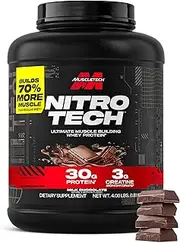 MuscleTech Nitro-Tech Whey Protein,TRIPLE CHOCOLATE FLAVOUR, 1.81kg