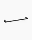 Single Square Round Towel Rail Holder Shelf Wall Mounted Brass Black Bath 600