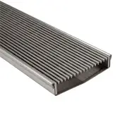 Shower Grate - Wedge Wire / Heel Guard Style - 120mm - Custom made to order