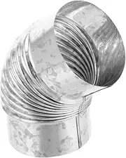 WATIIFUFU Wood Stove Extension Chimney Pipe Fitting Durable Stove Exhaust for Outdoor Use Compatible with Various Chimney Systems Improved Airflow Design