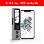 Mileseey Laser Trena 30m 40m Laser Distance Meter Bluetooth Trenaa Meter Reader Tape Measuring Tools M120 Pro 30M BLUETOOTH