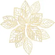 [PLAFOPE] Leaf Pendant Jewelry Making Findings Pendants Charm Beads for Jewelry Making Flower Necklace Jewelry Material Leaves Decor Earrings Accessories Leaf Beads Iron Golden