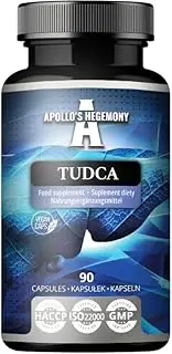 Tudca 100mg - 90 Vegan Capsules - A Bile Salt Dietary Supplement to Support Digestion and Liver Function - 3 Months Supply - by Apollo's Hegemony