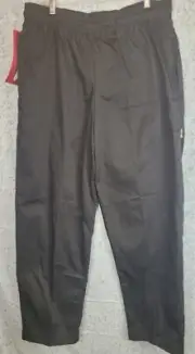 NWT Chef Works Pants Elastic Waist Black Sz Large