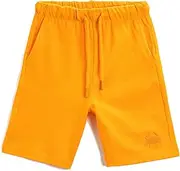 [Koton] Boys' Basic Drawstring Pockets Crab Embroidered Detail Shorts