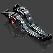 WILRAY Brake Clutch Lever Handbar for D&ucati Scrambler Cafe Racer 2017 Motorcycle Brake Levers CNC Adjustable