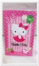 ♥小花花日本精品♥ Hello Kitty y紅包袋過年必備新年必備坐姿下午茶草莓蝴蝶結花朵8枚入 60235602