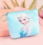 AUS SELLER! FROZEN Themed Coin Purse w Key Ring / Key Pouch  ❄ Elsa