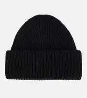 [Yves Salomon] Yves Salomon Wool and cashmere beanie One Size black