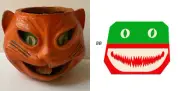 GLASSINE PAPER REPLACEMENT FACE FOR ALTERNATE CAT HEAD PAPER MACHE LANTERN #BB
